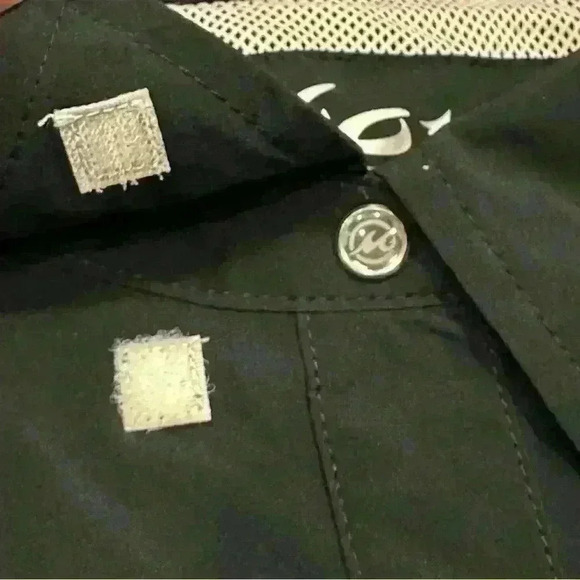 Mojo Fishing Shirt Men Size XXL Black Long Sleeve Buttoned Vented Rip-Stop - EUC - Picture 3 of 13